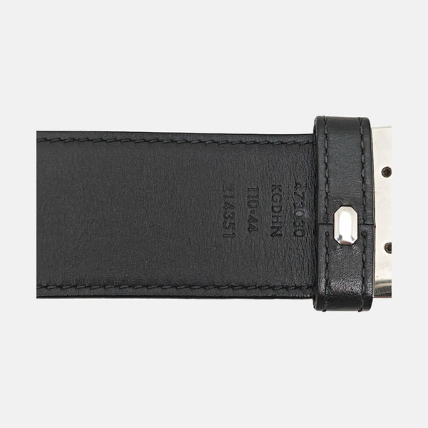 Coated Canvas Belt Brown