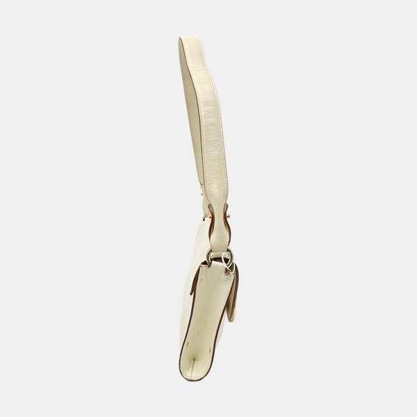 Calfskin Top Handle Bag White