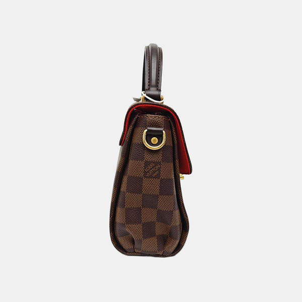 CROISETTE Damier Ebene Coated Canvas Brown