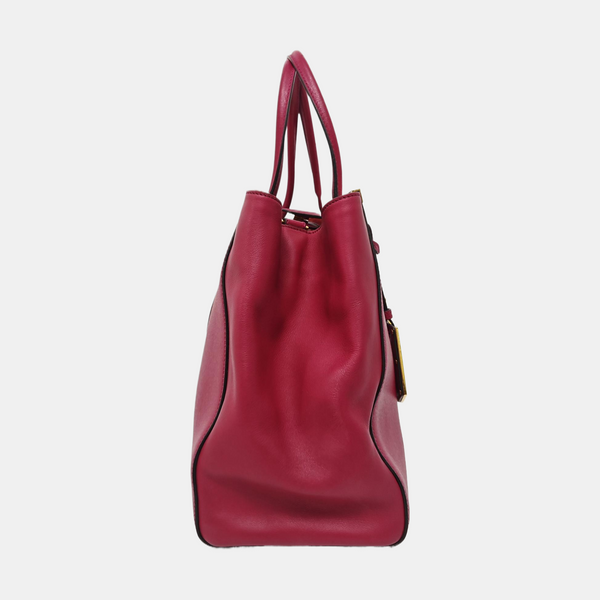 2 Jours Medium Calfskin Purple