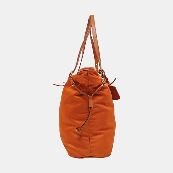 Nylon Tote Bag Orange