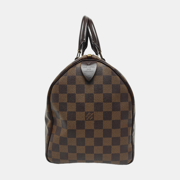 SPEEDY 30 Damier Ebene Coated Canvas Brown