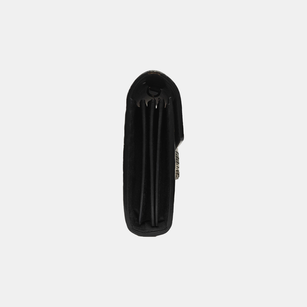 Dionysus Mini Monogram Coated Canvas Black