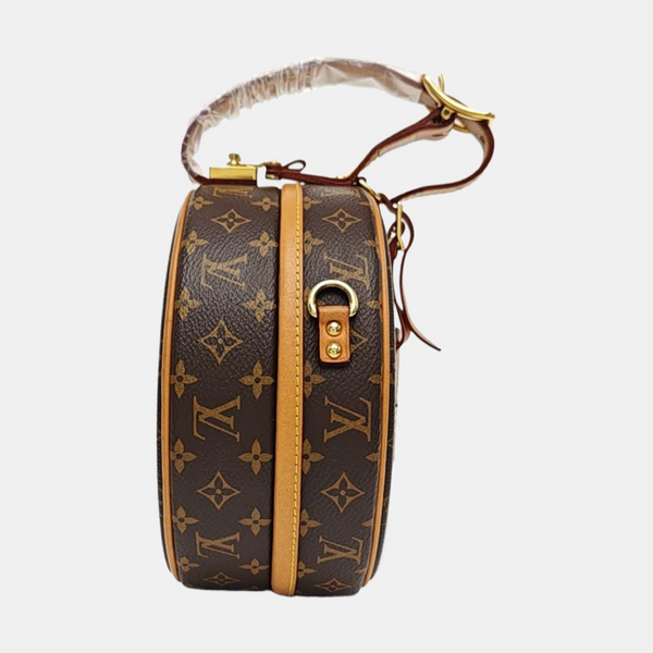 BOITE CHAPEAU PM Monogram Coated Canvas Brown