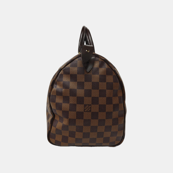 SPEEDY 35 Damier Ebene Coated Canvas Brown