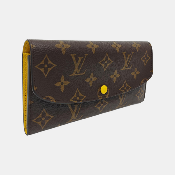 EMILIE Monogram Coated Canvas Brown