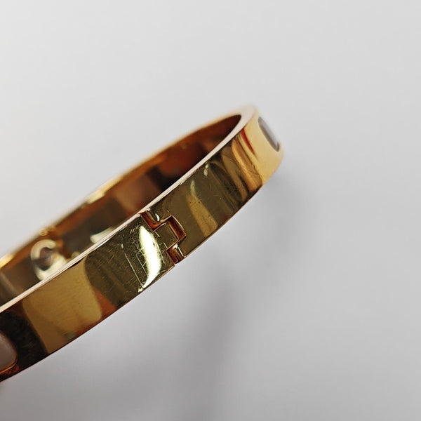 Clic Kelly Metal Gold Bangle