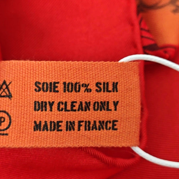 Mulberry Silk Silk Scarf Orange