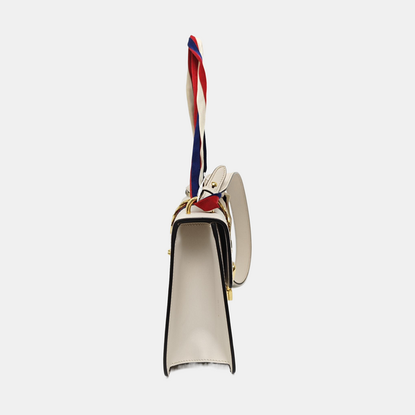 Sylvie Small Calfskin White
