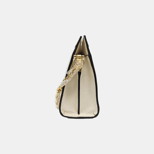 Ophidia Small Calfskin White