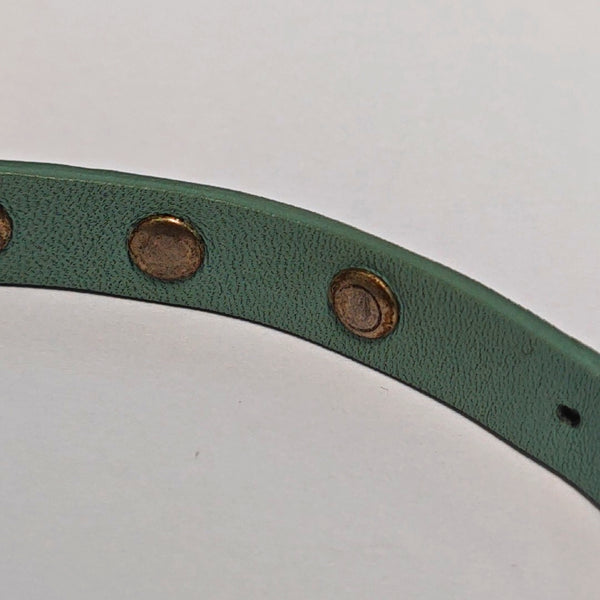 Leather Green Bracelet