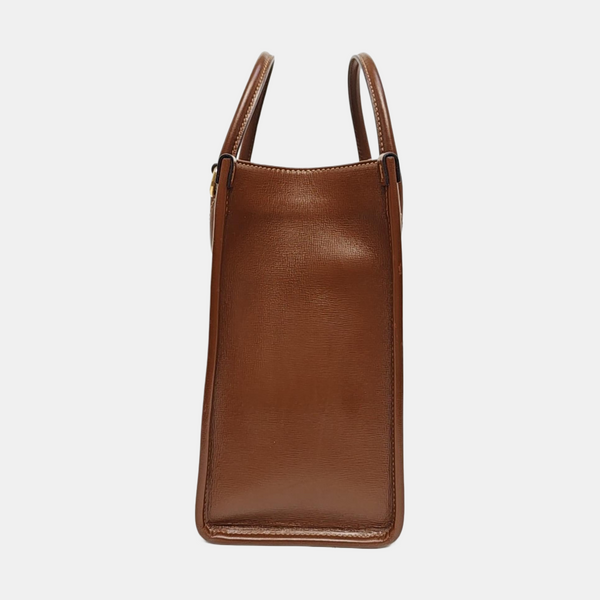 Retro Small Monogram Coated Canvas Brown