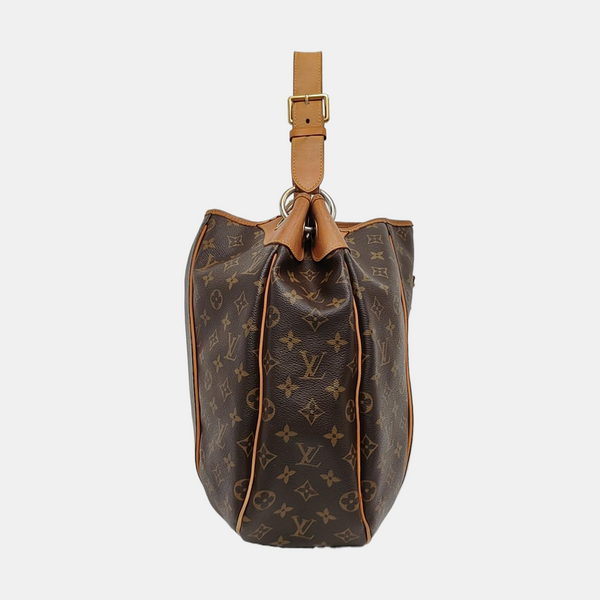 GALLIERA GM Monogram Coated Canvas Brown