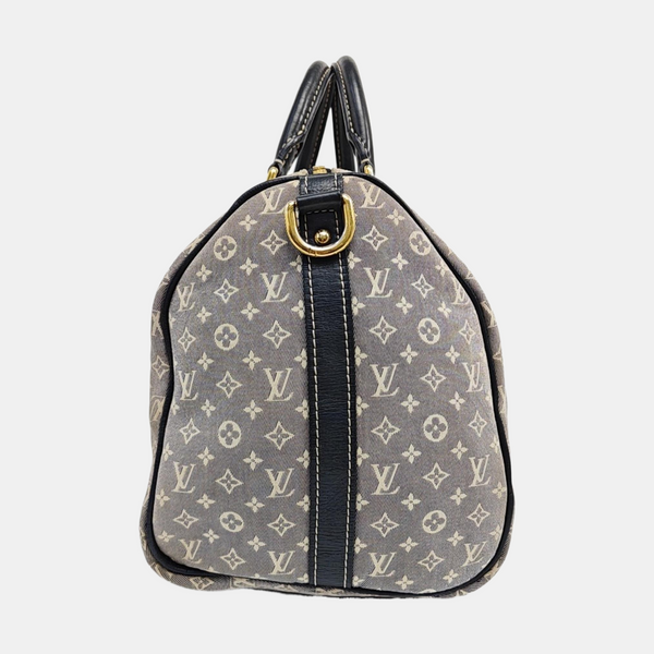 Monogram Canvas Top Handle Bag Blue