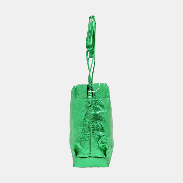 Leather Shoulder Bag Green
