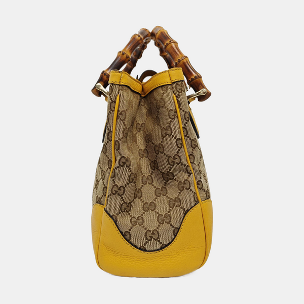 Monogram Canvas Tote Bag Beige