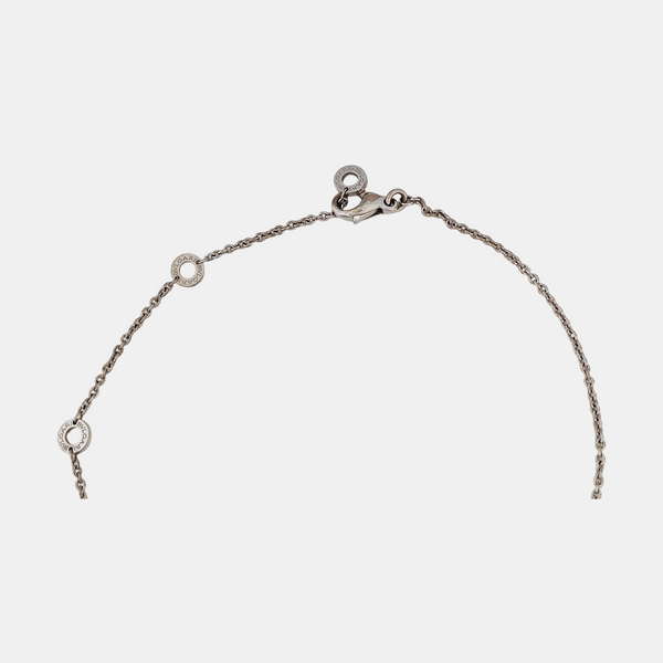 B.ZERO1 18k White Gold Silver Necklace