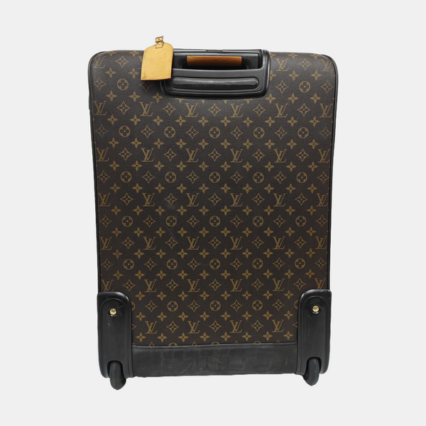 Monogram Coated Canvas Luggage Brown