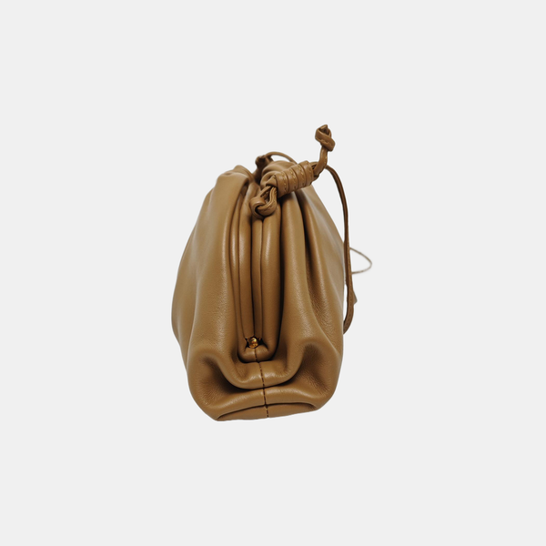 Authenticated pre-owned The Pouch Mini Calfskin Brown - Shoulder Bag at Looply