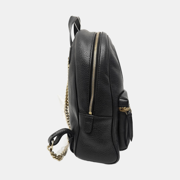 Calfskin Backpack Black