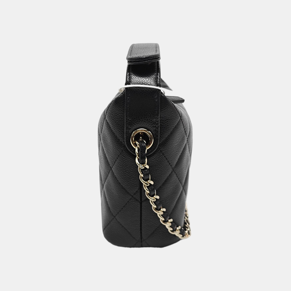 HOBO Quilted Grained Calfskin Black