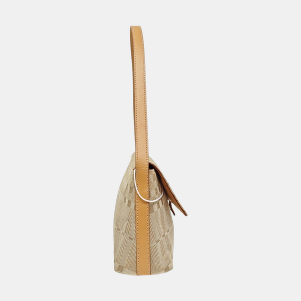 Canvas Shoulder Bag Beige