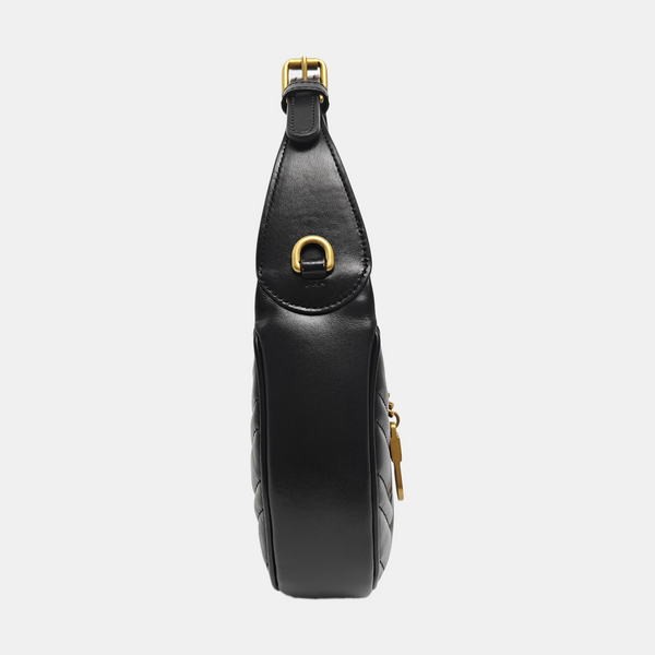 GG Marmont Mini Quilted Calfskin Black