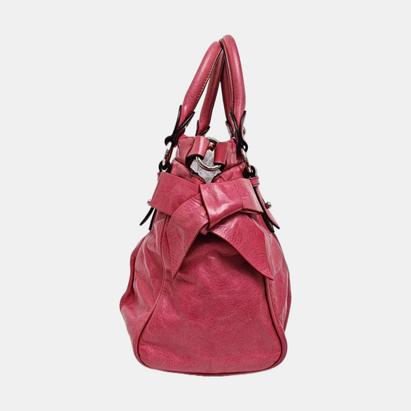 Bow Calfskin Pink