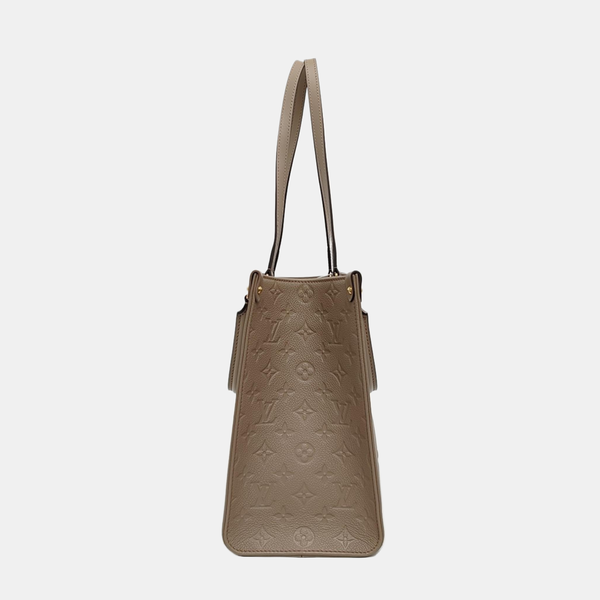 ONTHEGO MM Monogram Calfskin Gray