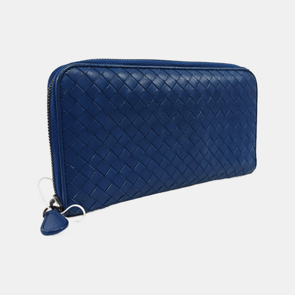 Calfskin Wallet Blue
