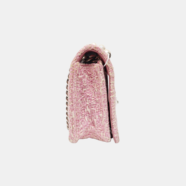 Matelassé Quilted Fabric Pink