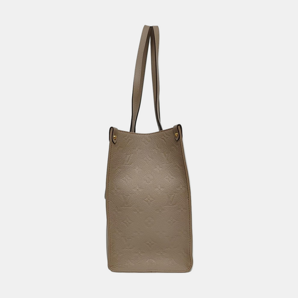 ONTHEGO MM Monogram Calfskin Gray