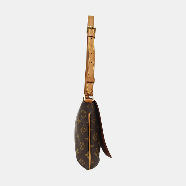 MUSETTE TANGO Monogram Coated Canvas Brown