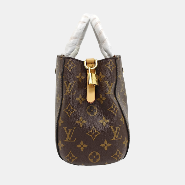 MONTAIGNE Monogram Coated Canvas Brown