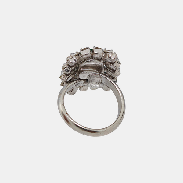 Metal Green Ring EU 53
