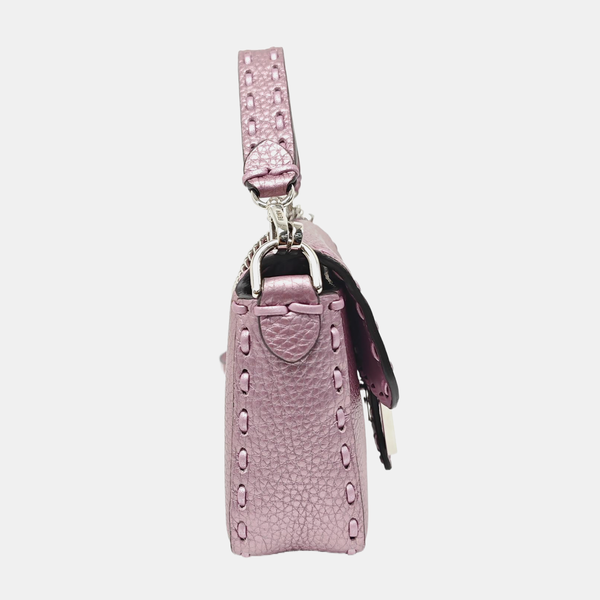 Baguette Mini Calfskin Purple
