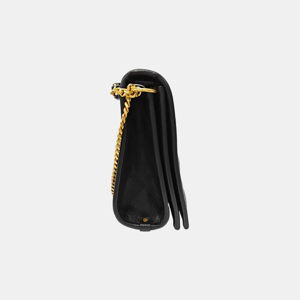 BECKY Mini Quilted Lambskin Black