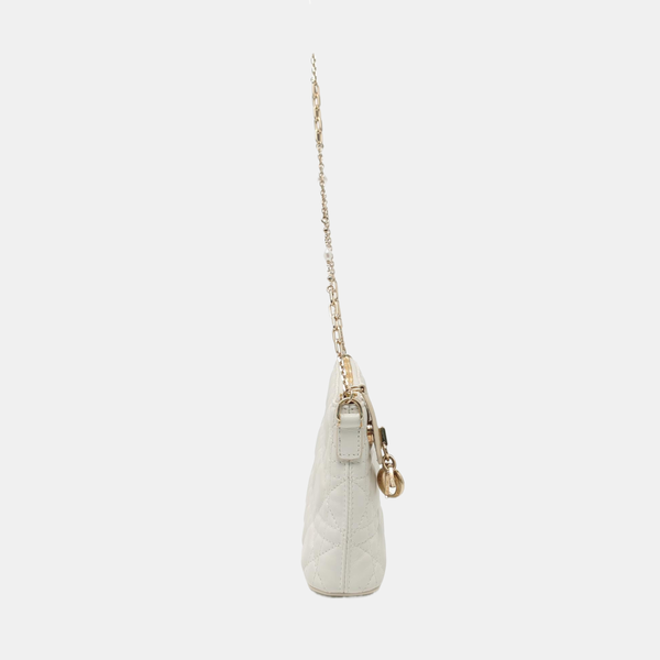 Cannage Calfskin Mini White
