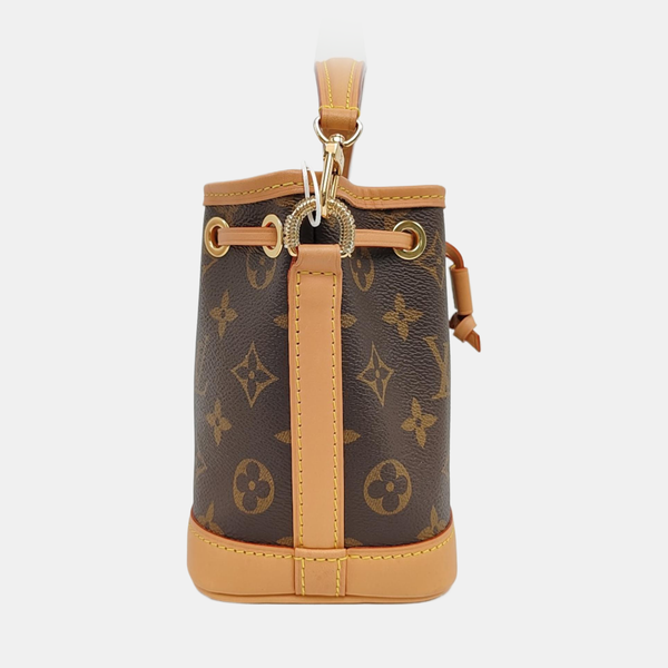 NOÉ Nano Monogram Coated Canvas Brown