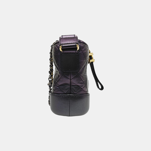 GABRIELLE Small Quilted Calfskin Purple