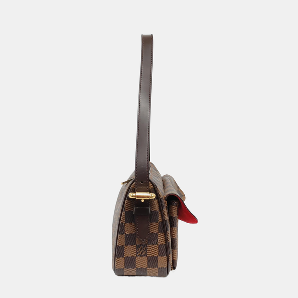 RAVELLO GM Damier Ebene Coated Canvas Brown