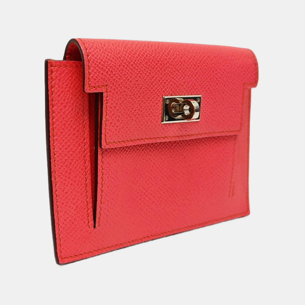 Kelly Epsom Pink Coin Purse