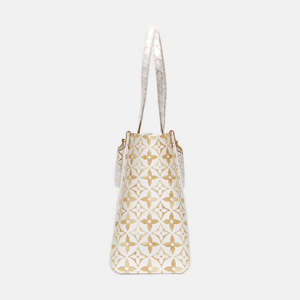 ONTHEGO MM Monogram Coated Canvas White