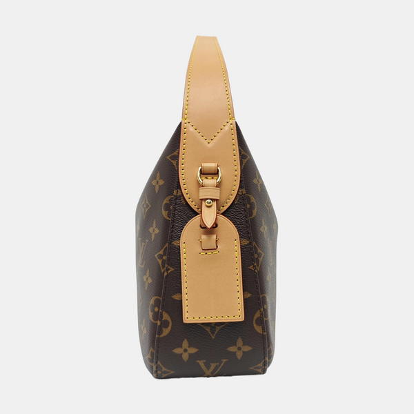 SLOUCHY PM Monogram Coated Canvas Brown