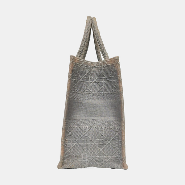 Authenticated pre-owned Book Tote Medium Canvas Gray - Tote Bag at Looply