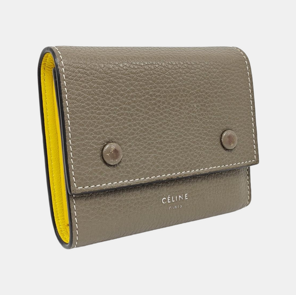Calfskin Wallet Gray