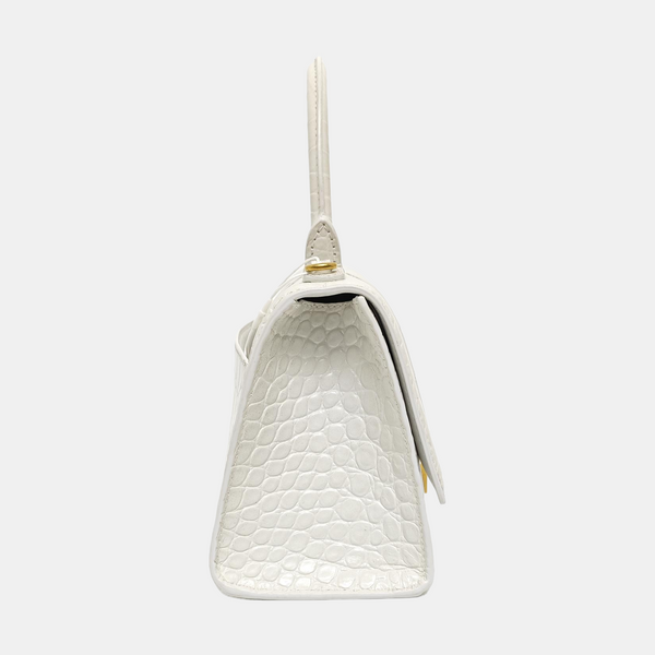 Hourglass S Calfskin White