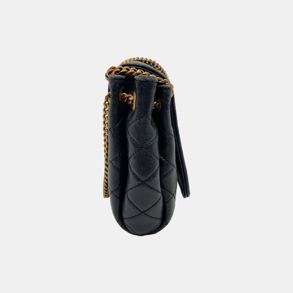 NOLITA Mini Quilted Lambskin Black