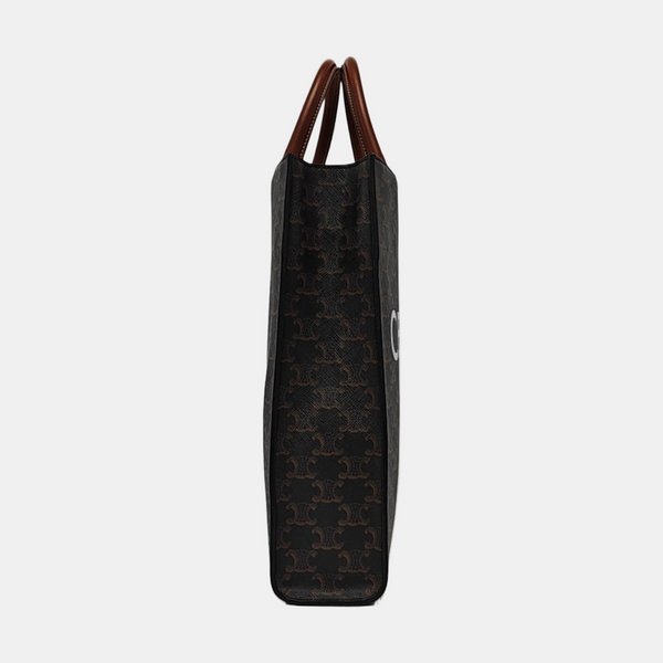 CABAS CELINE Small Coated Canvas Brown