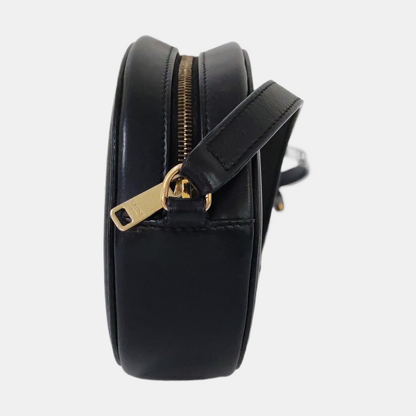 Authenticated pre-owned TRIOMPHE Calfskin Black - Crossbody Bag at Looply